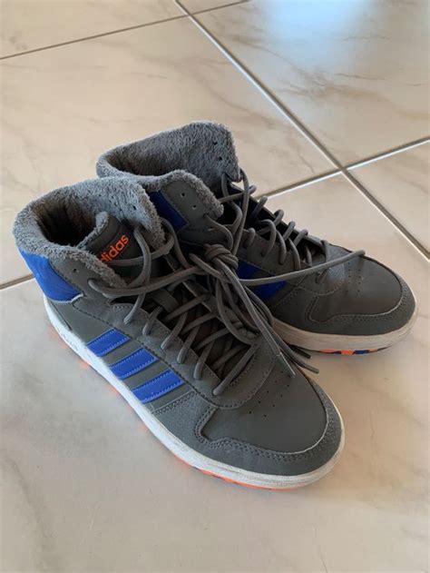 adidas schuh halbhoch aohle blau|High.